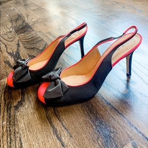 Kate Spade Black Kitten Heels